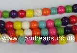 CTU701 15.5 inches 6.5mm round dyed turquoise beads wholesale