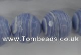 CTU928 15.5 inches 20mm faceted round synthetic turquoise beads