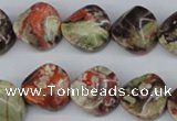 CTW31 15.5 inches 16mm twisted coin rainforest agate beads wholesale