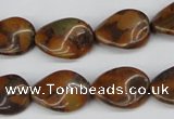 CTW62 15.5 inches 13*18mm twisted oval jasper gemstone beads