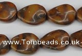 CTW75 15.5 inches 15*20mm twisted oval jasper gemstone beads