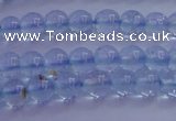 CTZ01 15.5 inches 4mm round natural topaz gemstone beads