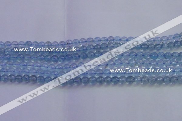 CTZ02 15.5 inches 6mm round natural topaz gemstone beads