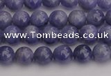 CTZ502 15.5 inches 7mm round natural tanzanite gemstone beads