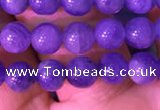 CTZ511 15.5 inches 4mm round natural tanzanite gemstone beads