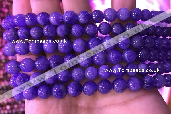 CTZ514 15.5 inches 7mm round natural tanzanite gemstone beads