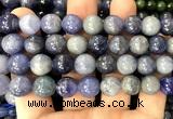 CTZ536 15 inches 12mm round tanzanite beads wholesale