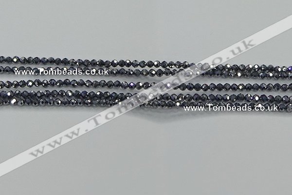 CTZ609 15.5 inches 3mm faceted round terahertz beads wholesale