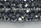 CTZ611 15.5 inches 6mm faceted round terahertz beads wholesale