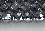 CTZ612 15.5 inches 8mm faceted round terahertz beads wholesale