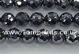 CTZ621 15.5 inches 6mm faceted round terahertz beads wholesale