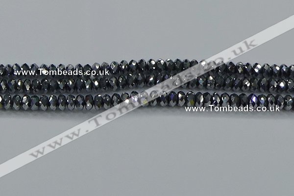 CTZ645 15.5 inches 5*8mm faceted rondelle terahertz beads wholesale