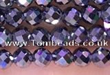 CTZ652 15.5 inches 3mm faceted round tiny terahertz beads