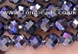 CTZ653 15.5 inches 4mm faceted round tiny terahertz beads