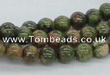 CUG04 15.5 inches 8mm round unakite gemstone beads wholesale