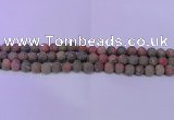CUG184 15.5 inches 12mm round matte unakite gemstone beads
