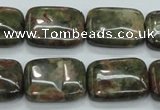 CUJ05 15.5 inches 15*20mm rectangle autumn jasper gemstone beads