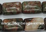 CUJ06 15.5 inches 18*25mm rectangle autumn jasper gemstone beads