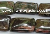 CUJ07 15.5 inches 22*30mm rectangle autumn jasper gemstone beads