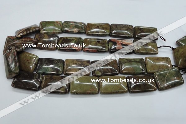 CUJ07 15.5 inches 22*30mm rectangle autumn jasper gemstone beads