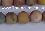 CVJ16 15.5 inches 14mm round matte venus jasper beads wholesale