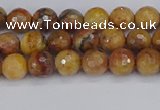 CVJ21 15.5 inches 4mm faceted round venus jasper beads wholesale