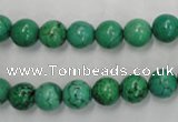CWB567 15.5 inches 8mm round howlite turquoise beads wholesale