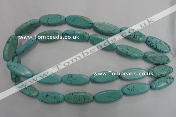 CWB741 15.5 inches 12*30mm marquise howlite turquoise beads wholesale