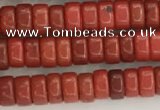CWB825 15.5 inches 2*4mm tyre howlite turquoise beads wholesale