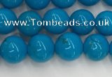 CWB858 15.5 inches 6mm round howlite turquoise beads wholesale