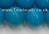 CWB861 15.5 inches 12mm round howlite turquoise beads wholesale