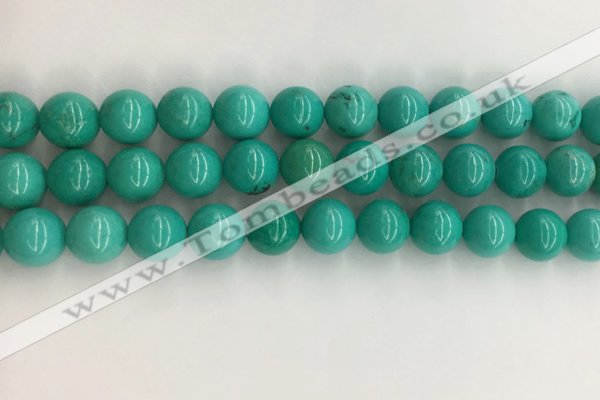 CWB866 15.5 inches 10mm round howlite turquoise beads wholesale