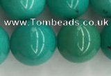 CWB867 15.5 inches 12mm round howlite turquoise beads wholesale