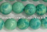 CWB876 15.5 inches 6mm round howlite turquoise beads wholesale