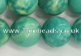 CWB878 15.5 inches 10mm round howlite turquoise beads wholesale