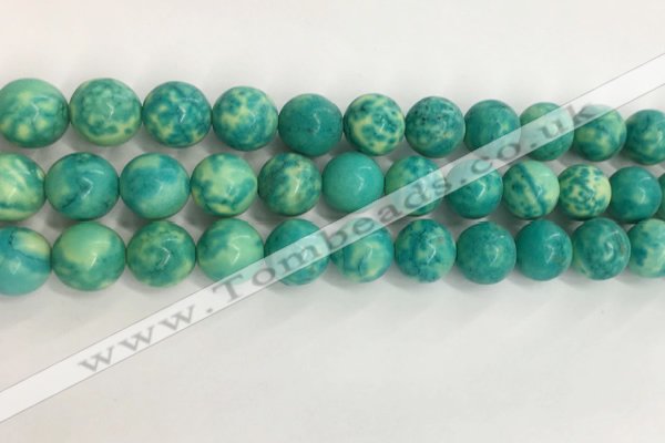 CWB878 15.5 inches 10mm round howlite turquoise beads wholesale