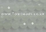 CWH04 15.5 inches 10mm faceted round white jade beads wholesale