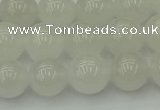 CWH53 15.5 inches 10mm round white jade beads wholesale