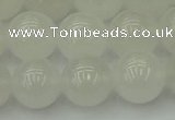 CWH55 15.5 inches 14mm round white jade beads wholesale