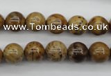 CWJ253 15.5 inches 10mm round wood jasper gemstone beads wholesale