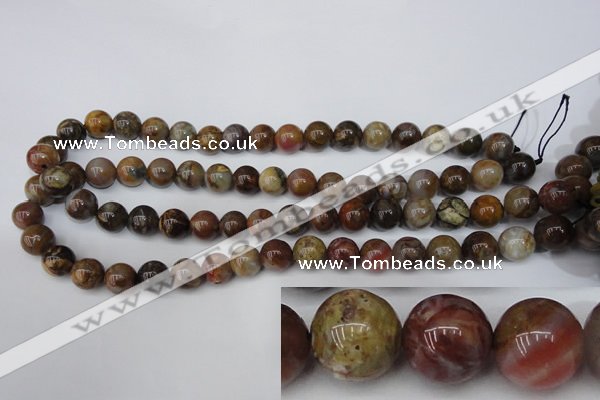 CWJ274 15.5 inches 12mm round wood jasper gemstone beads wholesale