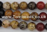 CWJ282 15.5 inches 9mm round wood jasper gemstone beads wholesale