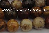 CWJ289 15.5 inches 14mm round wood jasper gemstone beads wholesale