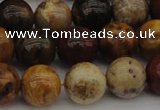 CWJ289 15.5 inches 14mm round wood jasper gemstone beads wholesale