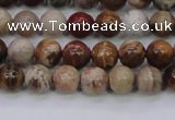 CWJ401 15.5 inches 6mm round wood jasper gemstone beads wholesale