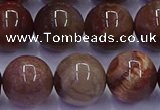 CWJ435 15.5 inches 14mm round wood jasper beads wholesale