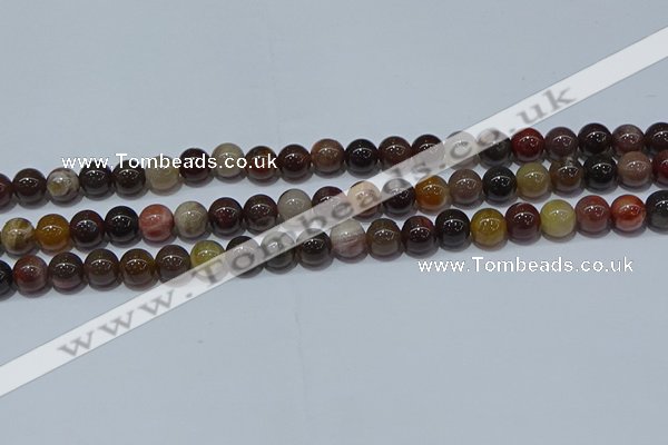 CWJ502 15.5 inches 8mm round Xinjiang wood jasper beads wholesale