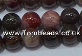 CWJ503 15.5 inches 10mm round Xinjiang wood jasper beads wholesale