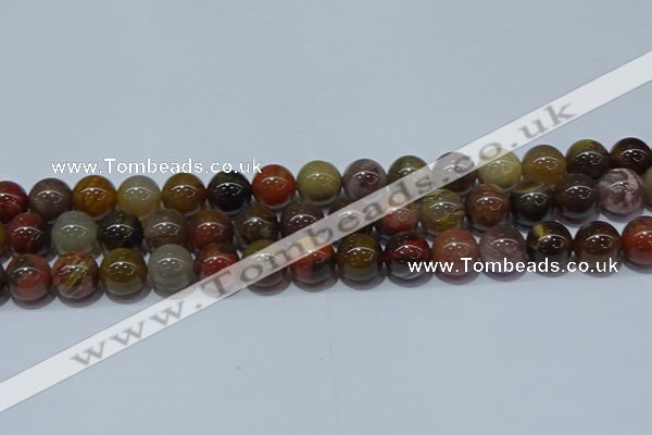 CWJ504 15.5 inches 12mm round Xinjiang wood jasper beads wholesale