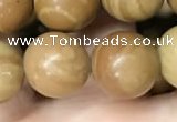 CWJ514 15.5 inches 12mm round wooden jasper beads wholesale